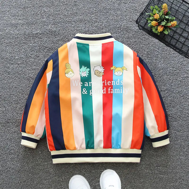 Boys Jackets Spring 2025 Autumn Outerwear for Kids Children Casual Cardigan Toddler Trench Coats Baby Outfits Clothes