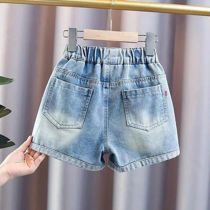 Shorts Jeans Fashion Embroidery Loose Short Denim Pants