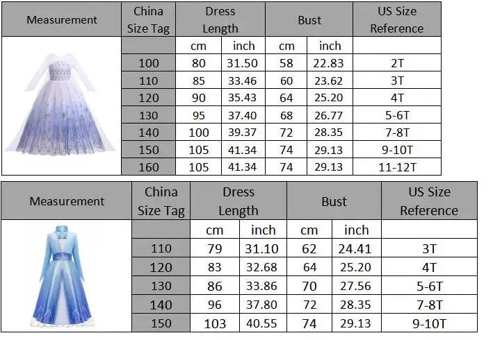 Children Costume Girl Dress Halloween Princess Cosplay