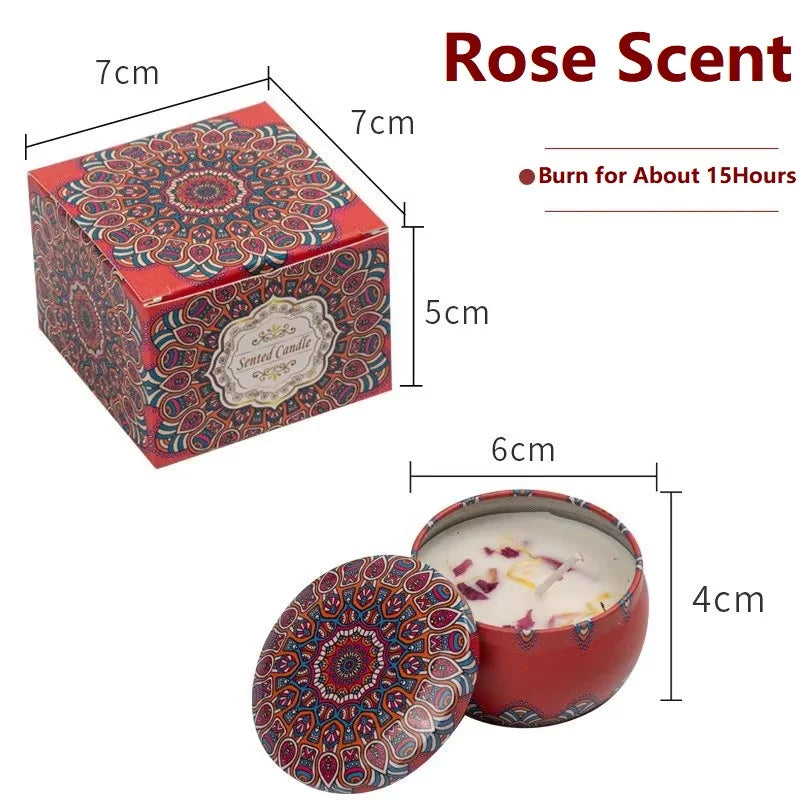 1/4PCS Vintage Scented Candles