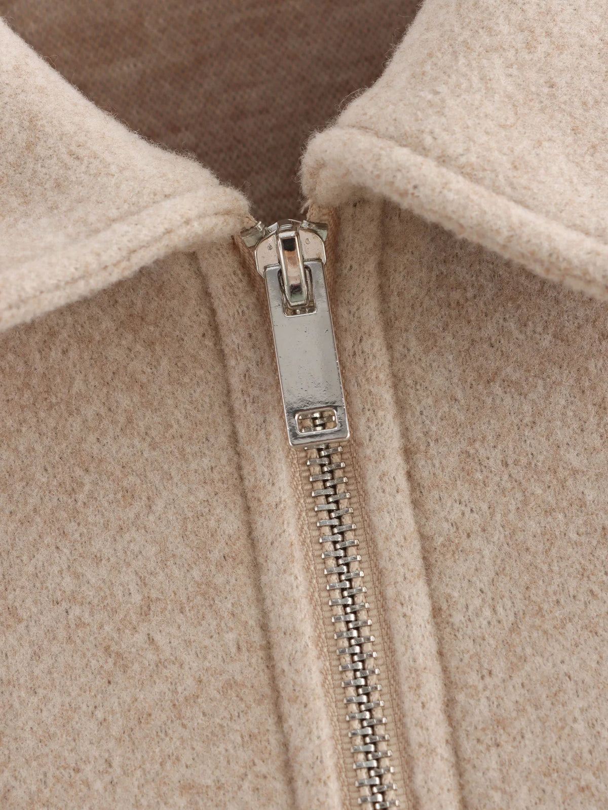 Women's Zipper Jacket Coat New Winter Long Sleeve Pocket Outerwear Coat Short Street Elegant Women's Jacket