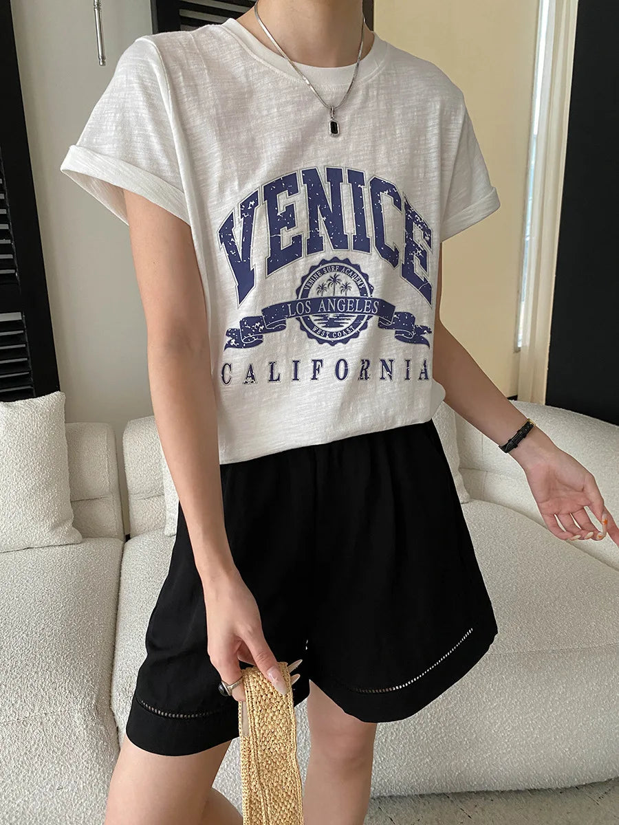 Summer women's casual American retro vintage