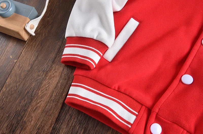 Children's Baseball Jacket Kids Fashion Clothing