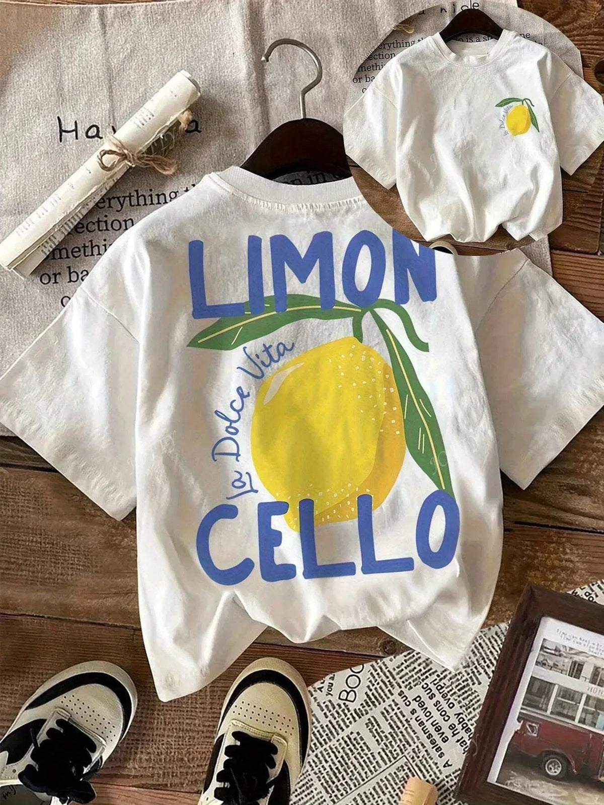 Cotton T-Shirt for Kids, Daily Casual Style