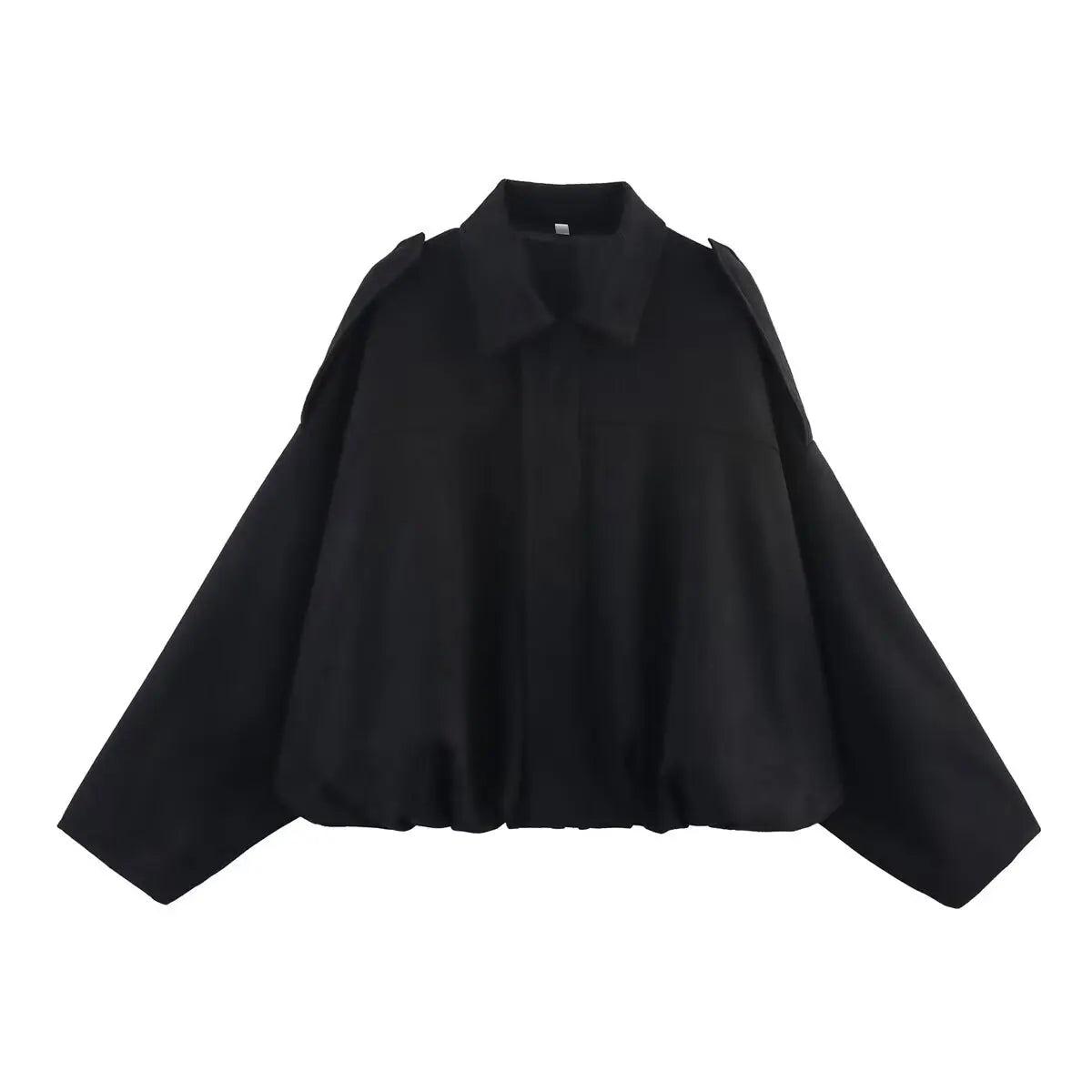 Women Suede Textured Jacket Long Sleeve Lapel Collar Loose Coats Casual Female Outerwear Chic Tops