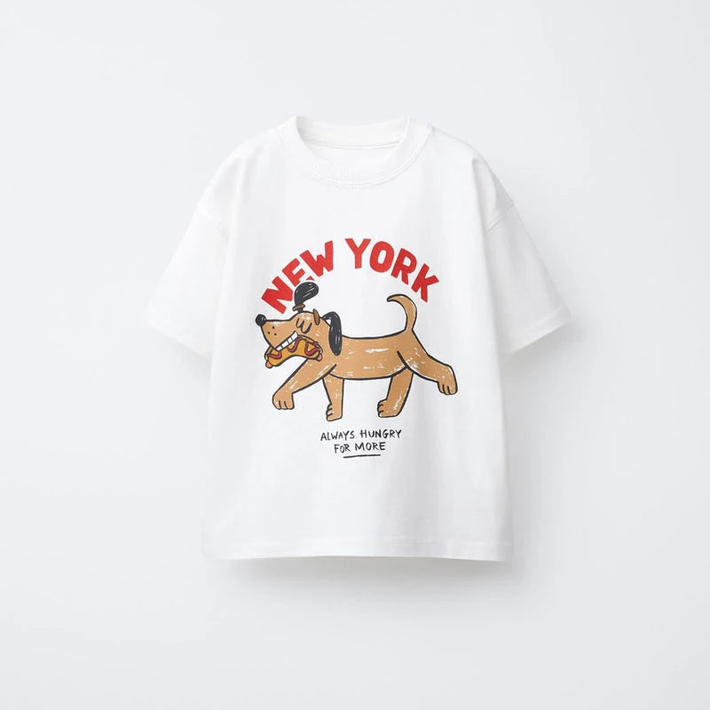Animal Pattern Boys Clothes T-shirt