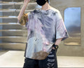 T-shirt for Boys Short Sleeve Tie Dye Print
