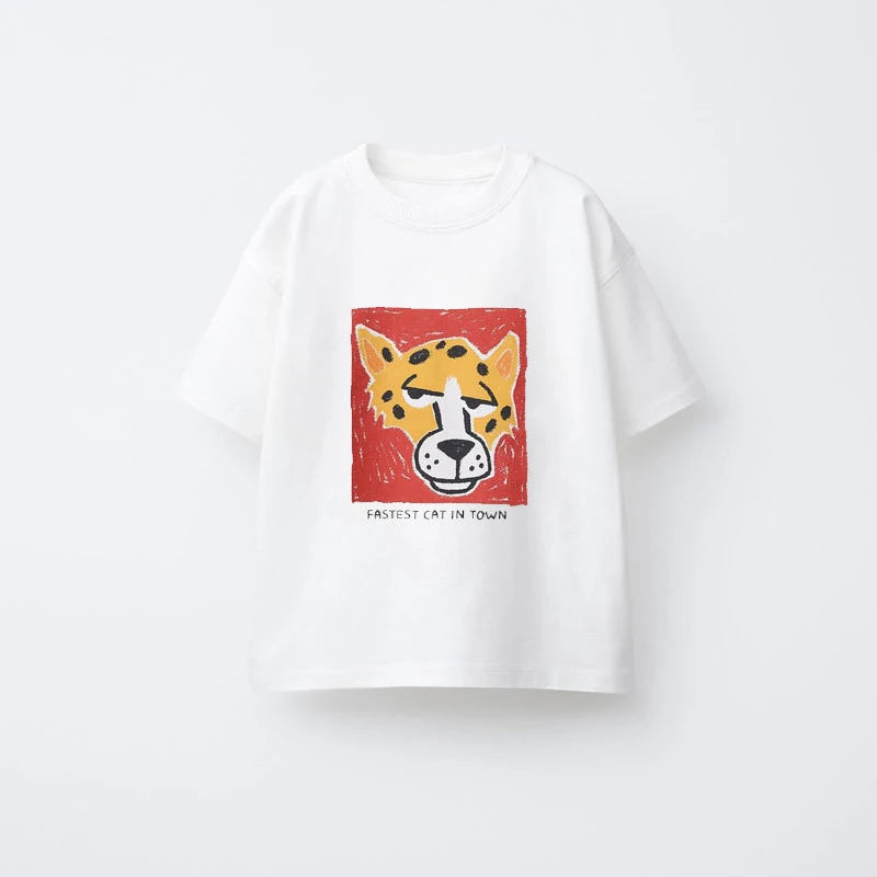 Animal Pattern Boys Clothes T-shirt