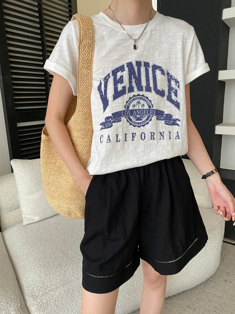 Summer women's casual American retro vintage