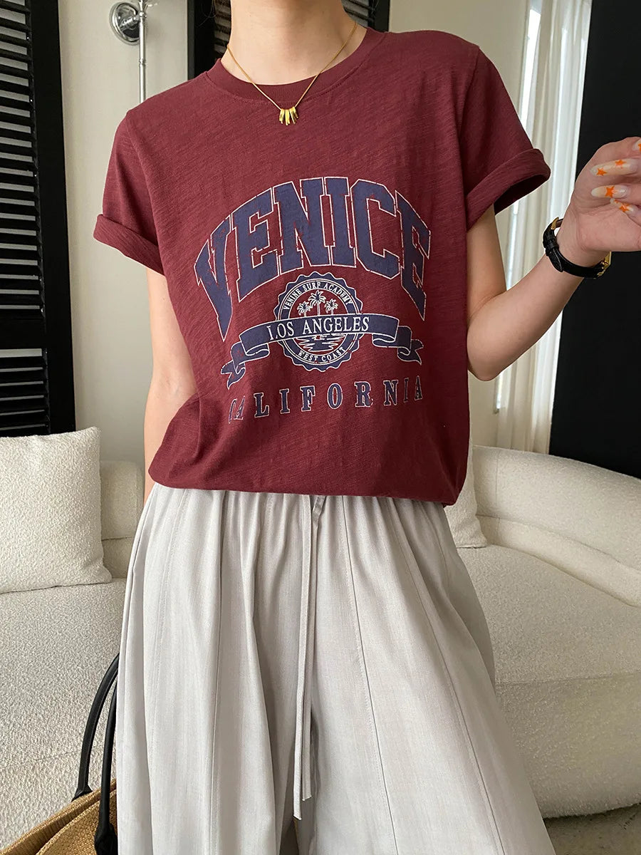 Summer women's casual American retro vintage