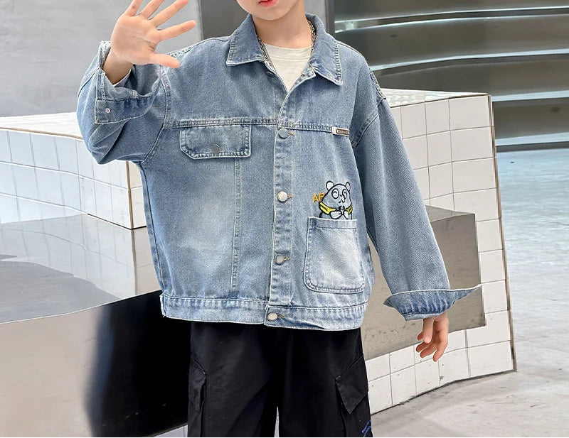 Kids Denim Jacket Boys Jeans