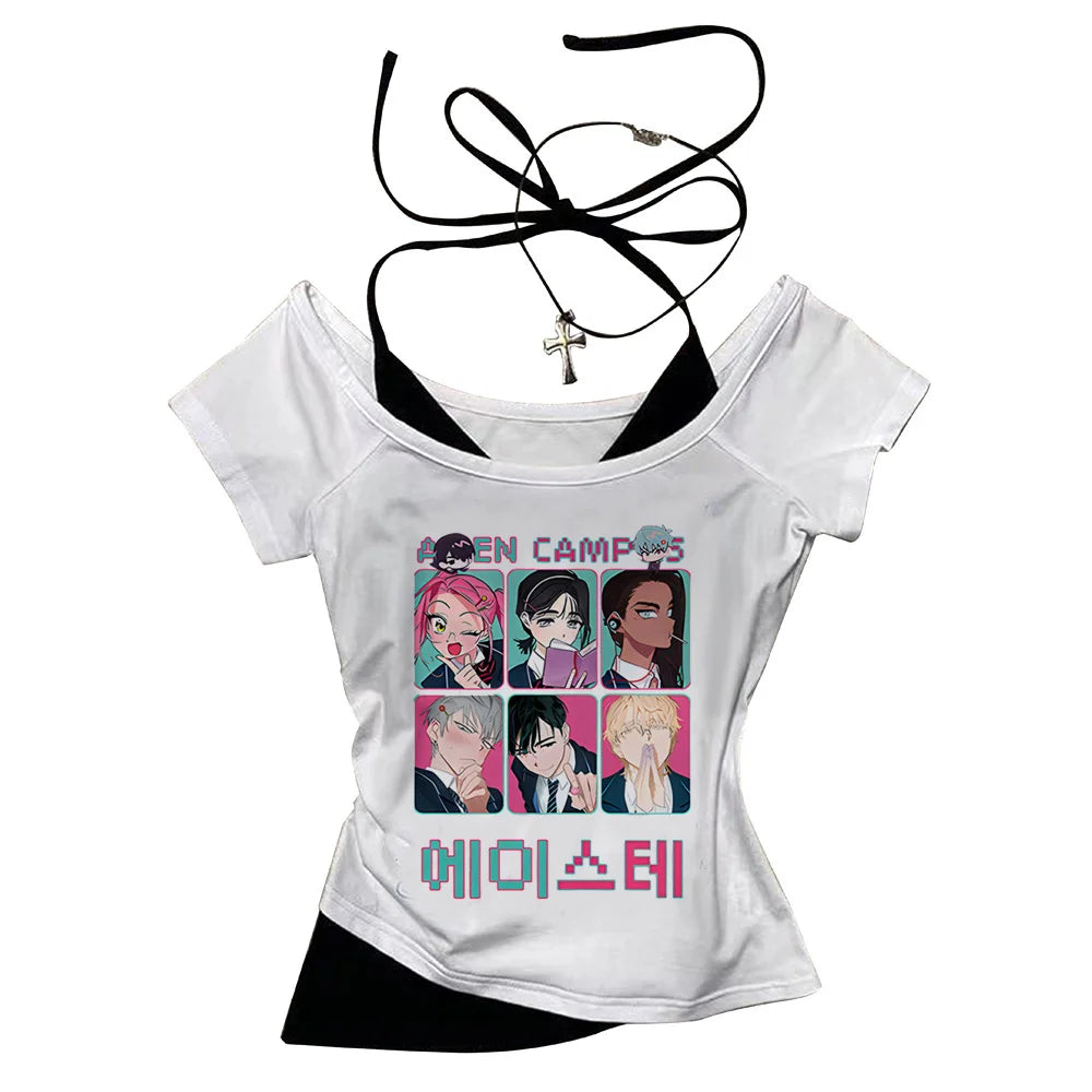 Alien Stage shirt teen Classic Pastel anime kawaii 80s