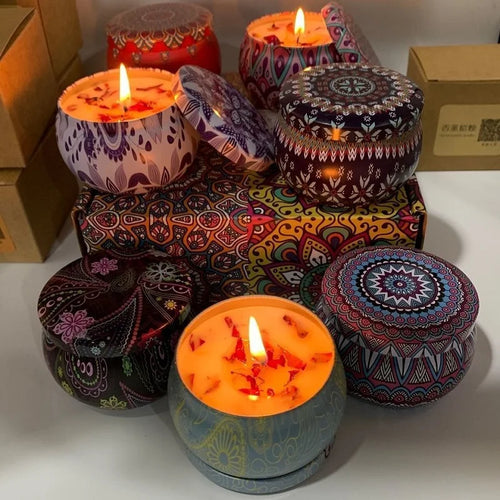 1/4PCS Vintage Scented Candles