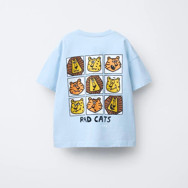 Animal Pattern Boys Clothes T-shirt