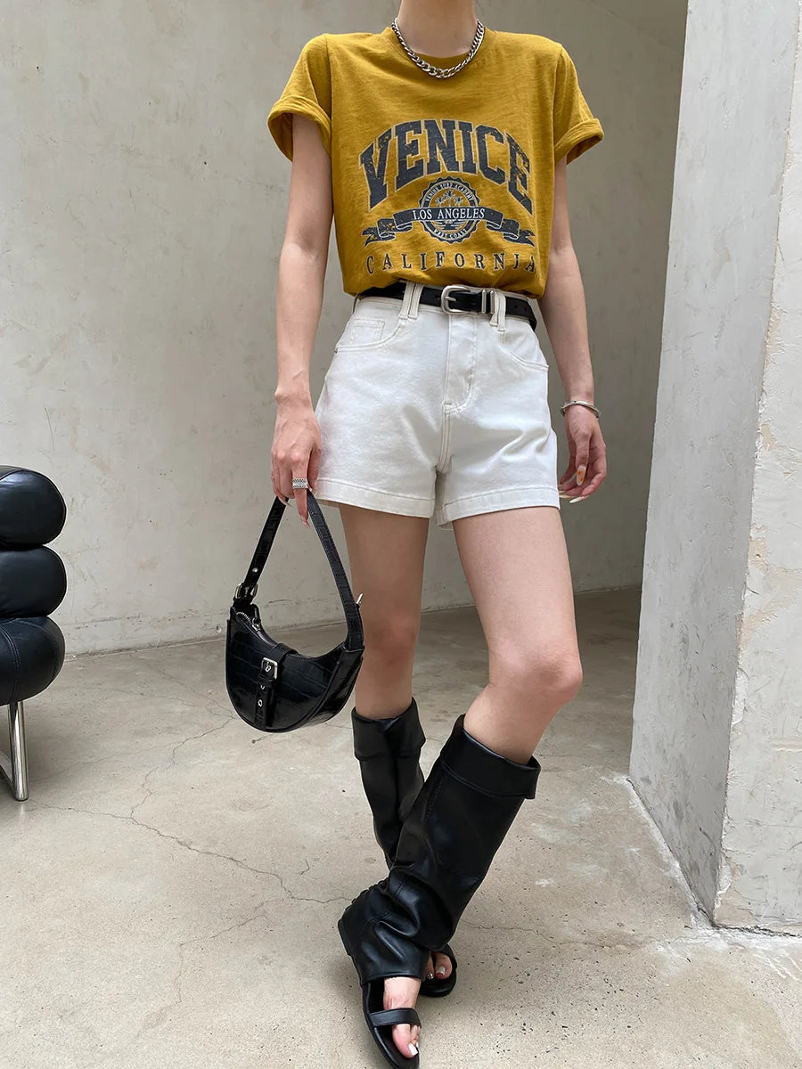 Summer women's casual American retro vintage