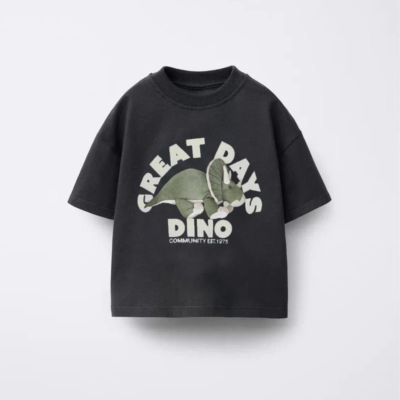 Animal Pattern Boys Clothes T-shirt
