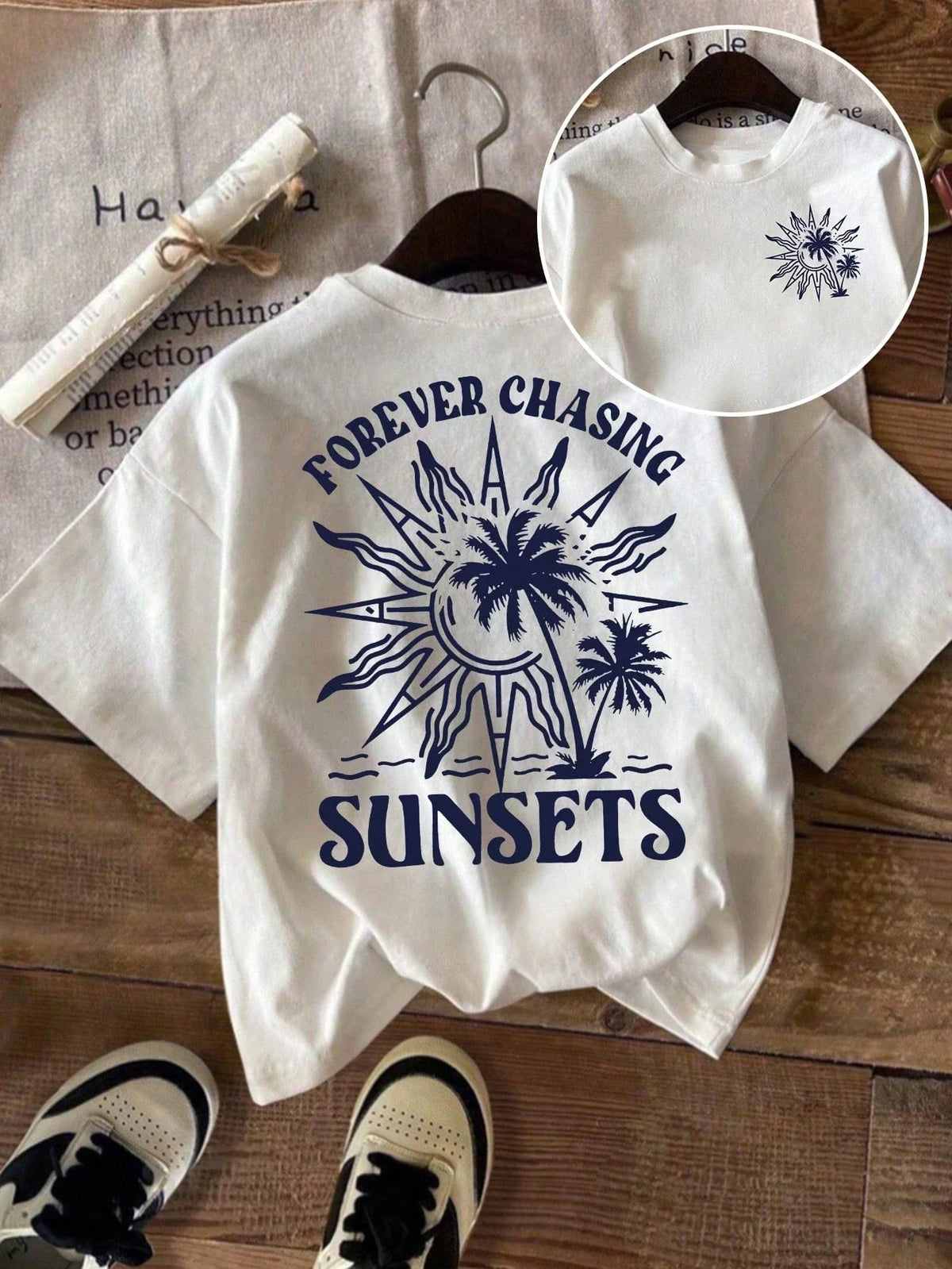 Cotton T-Shirt for Kids, Daily Casual Style