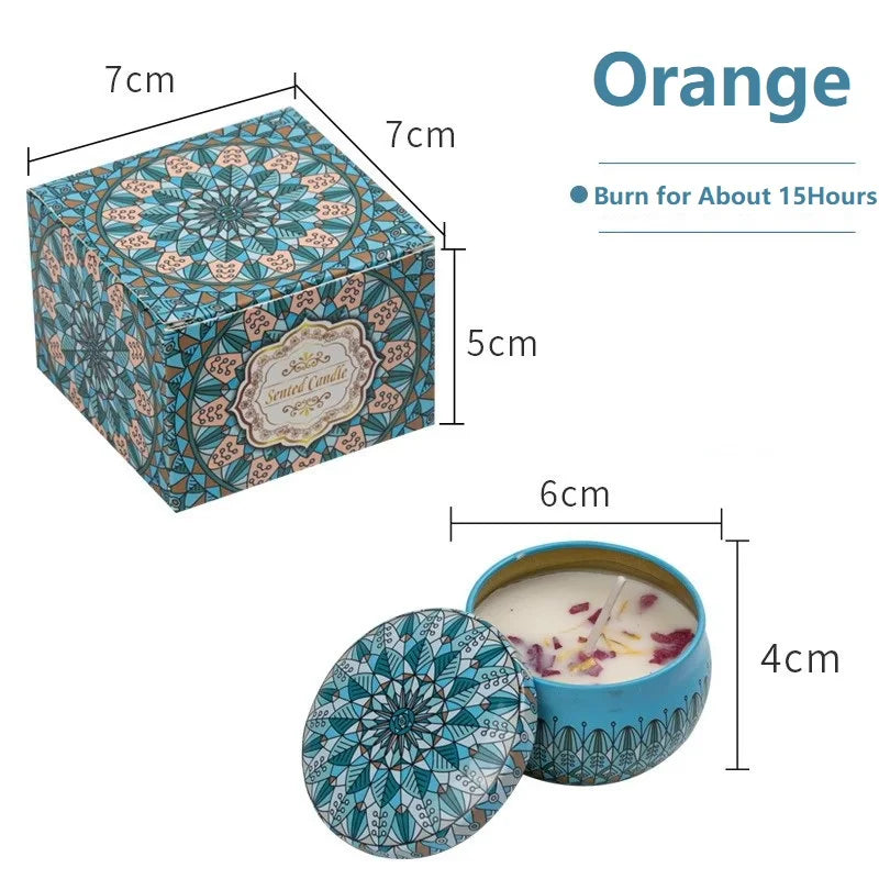 1/4PCS Vintage Scented Candles