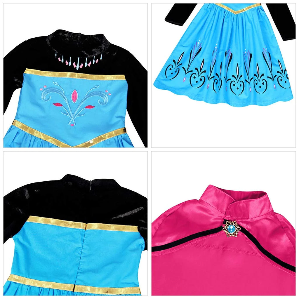 Children Costume Girl Dress Halloween Princess Cosplay