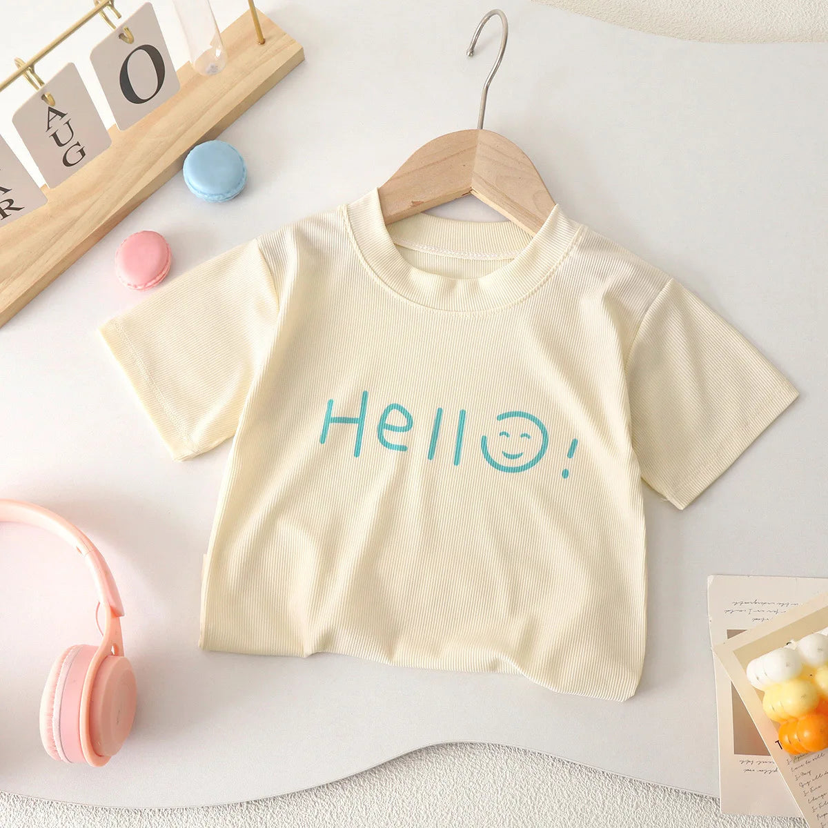 Cute T-shirt  Casual Soft Tops