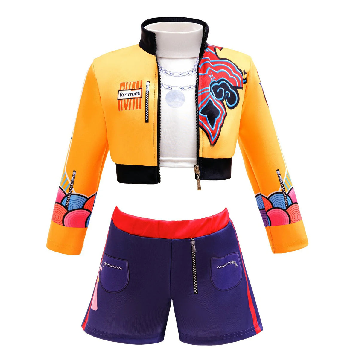 Girls Hip Hop Dance Outfit Set Multi Styles Crop Top Jacket