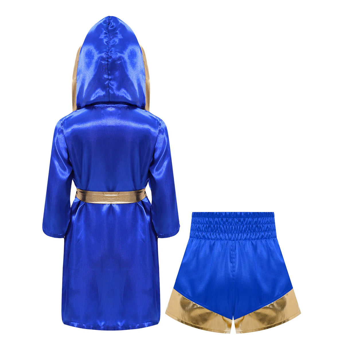 Kids Boys Boxing Costume Halloween Boxers Cosplay Costume 2 Piece Boxing Robe And Muay Thai