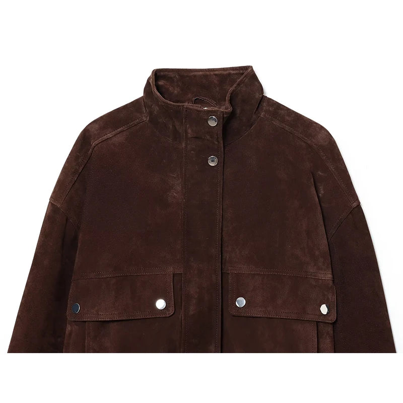Women's Autumn JacketsNew Fashion Big Pocket Elegant