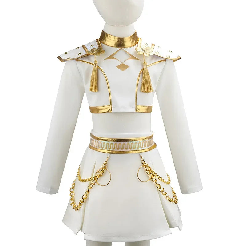 Girls Hip Hop Dance Outfit Set Multi Styles Crop Top Jacket