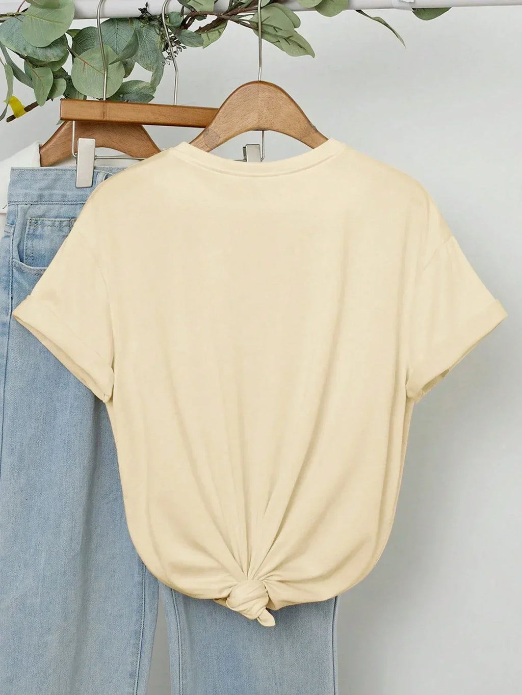 Retro Marine Animal Conch Bow Pattern Women's Top Aesthetic Clothes