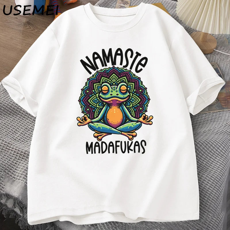 T Shirt Frog Self Care Funny Yoga