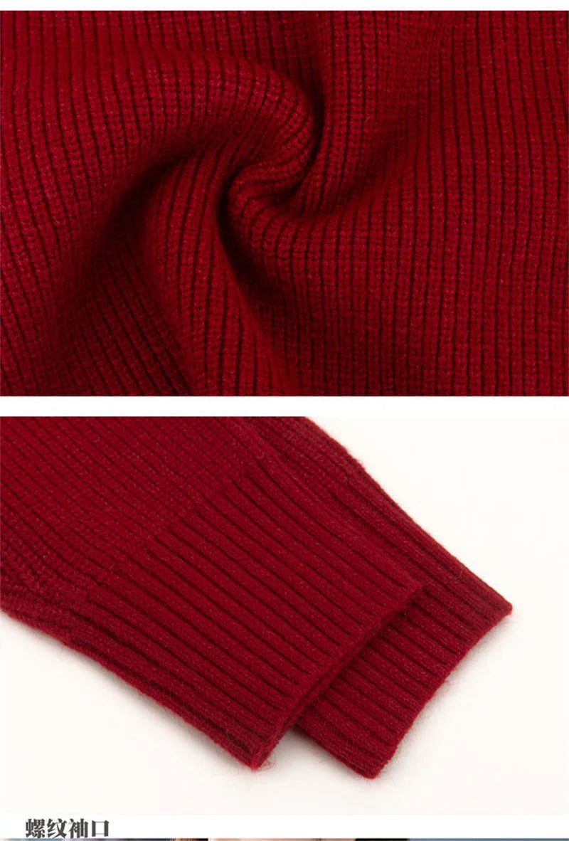 Fall/Winter New Knitted Cardigan Coat Women Hooded  Jacket Fashion