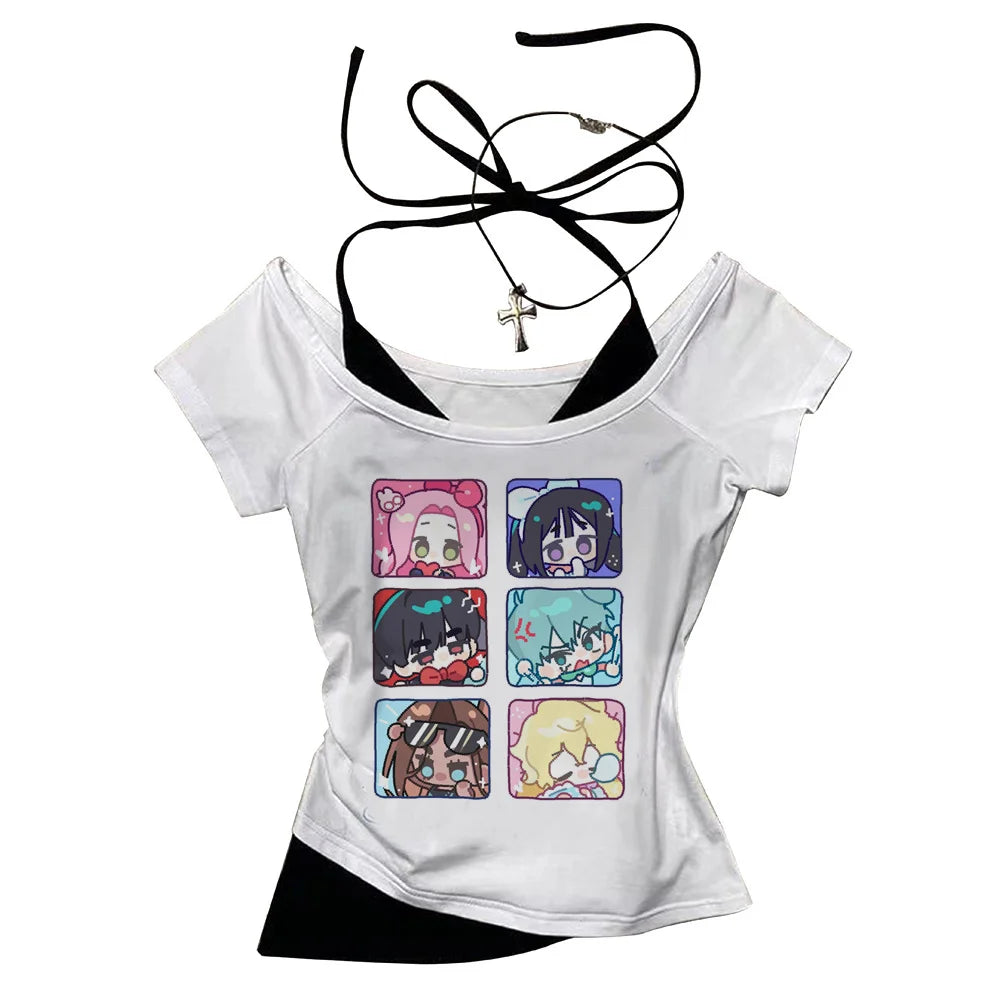 Alien Stage shirt teen Classic Pastel anime kawaii 80s