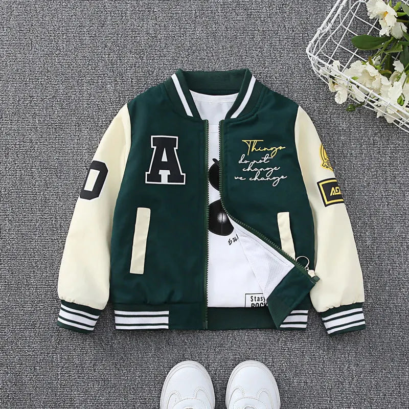 Spring Autumn Children Jacket for Boys
