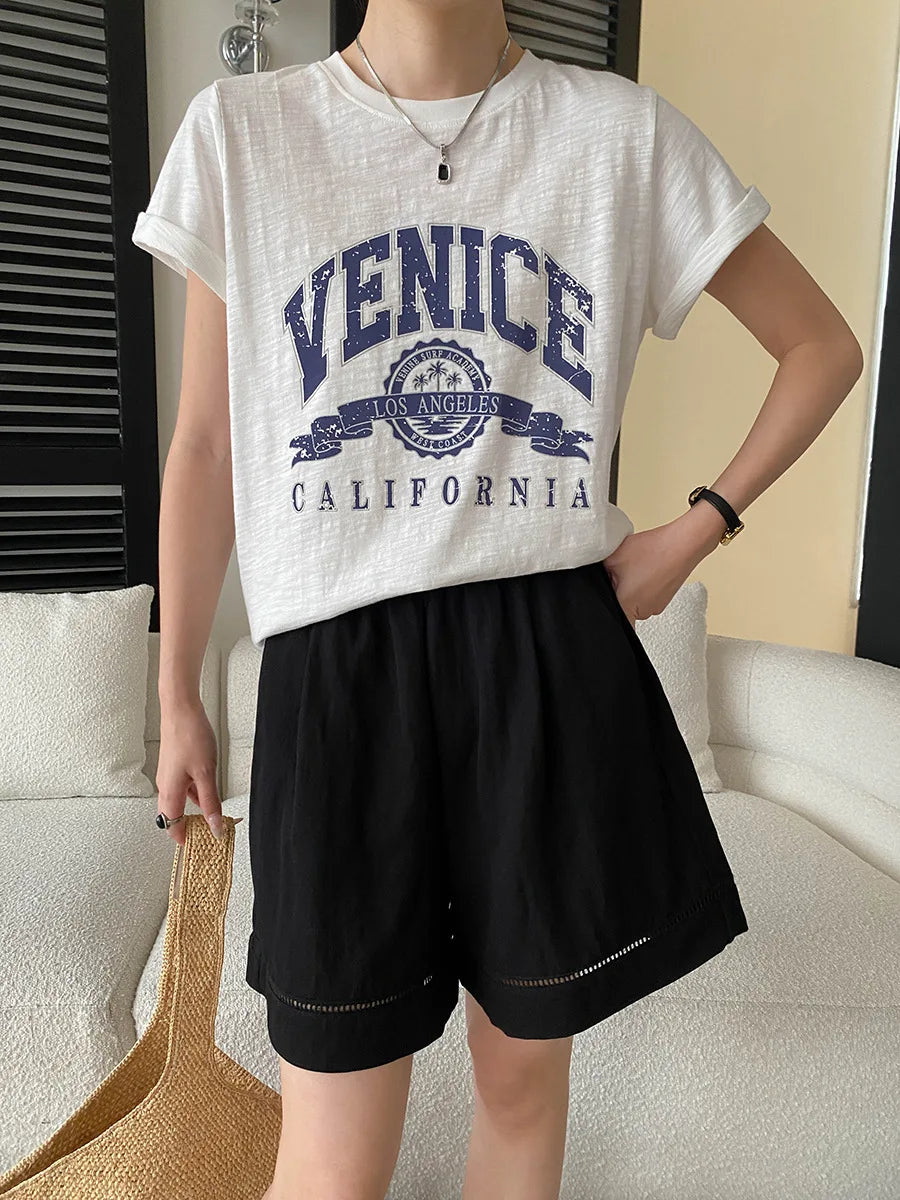 Summer women's casual American retro vintage