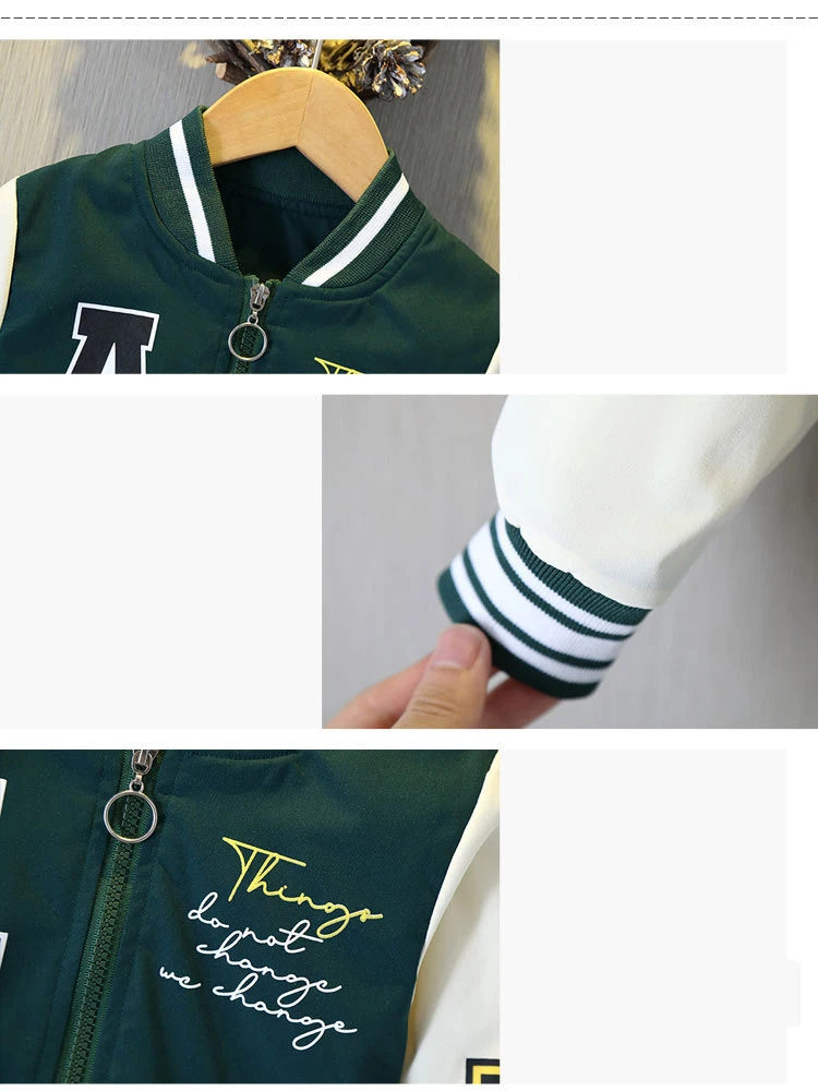 Spring Autumn Children Jacket for Boys