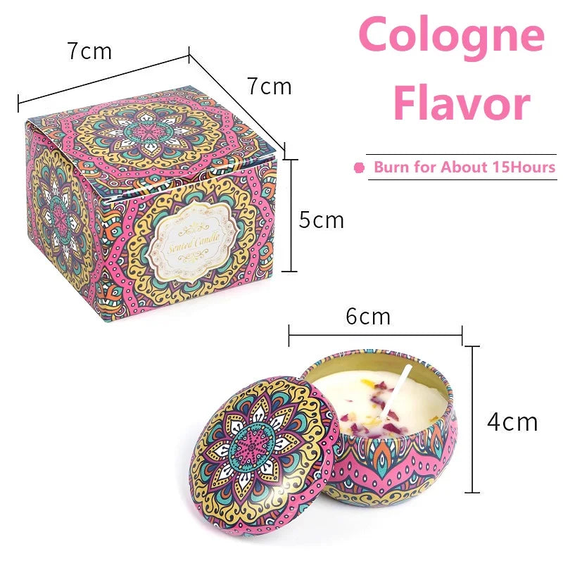 1/4PCS Vintage Scented Candles