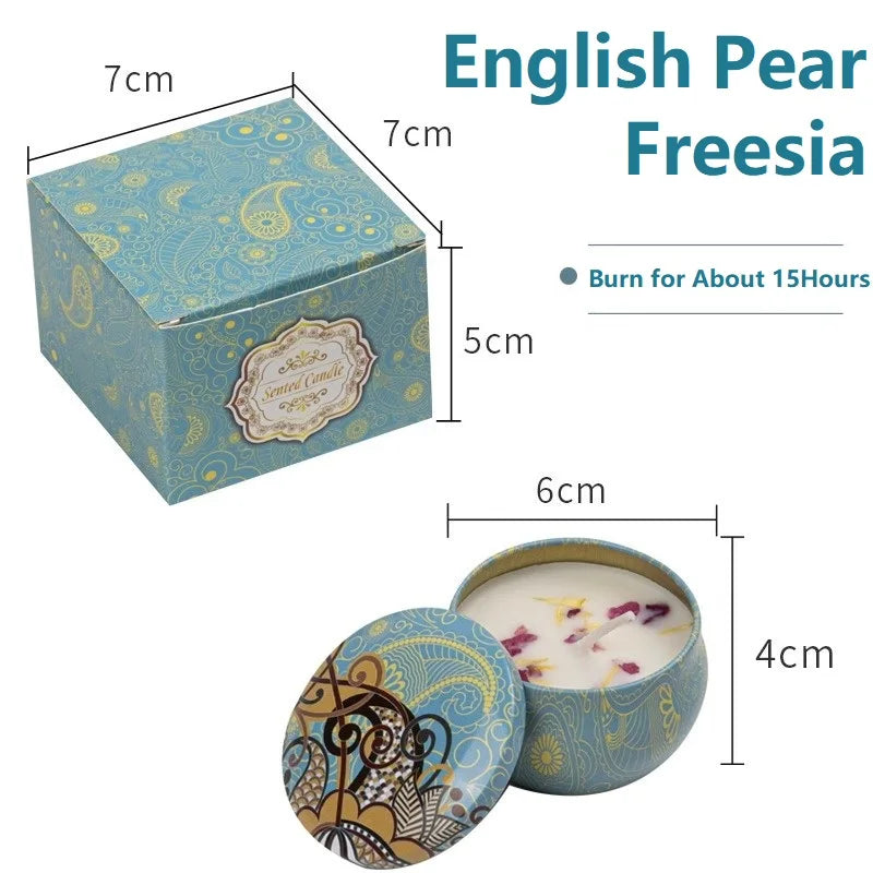 1/4PCS Vintage Scented Candles