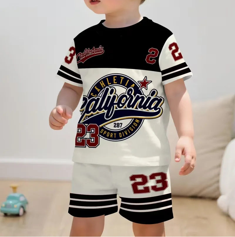 Boys 2Pcs  T-Shirt + Shorts
