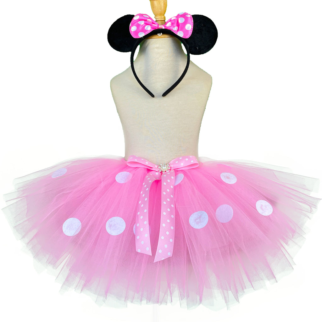 Girls Pink Cartoon Tutu Skirts  Ballet Tulle