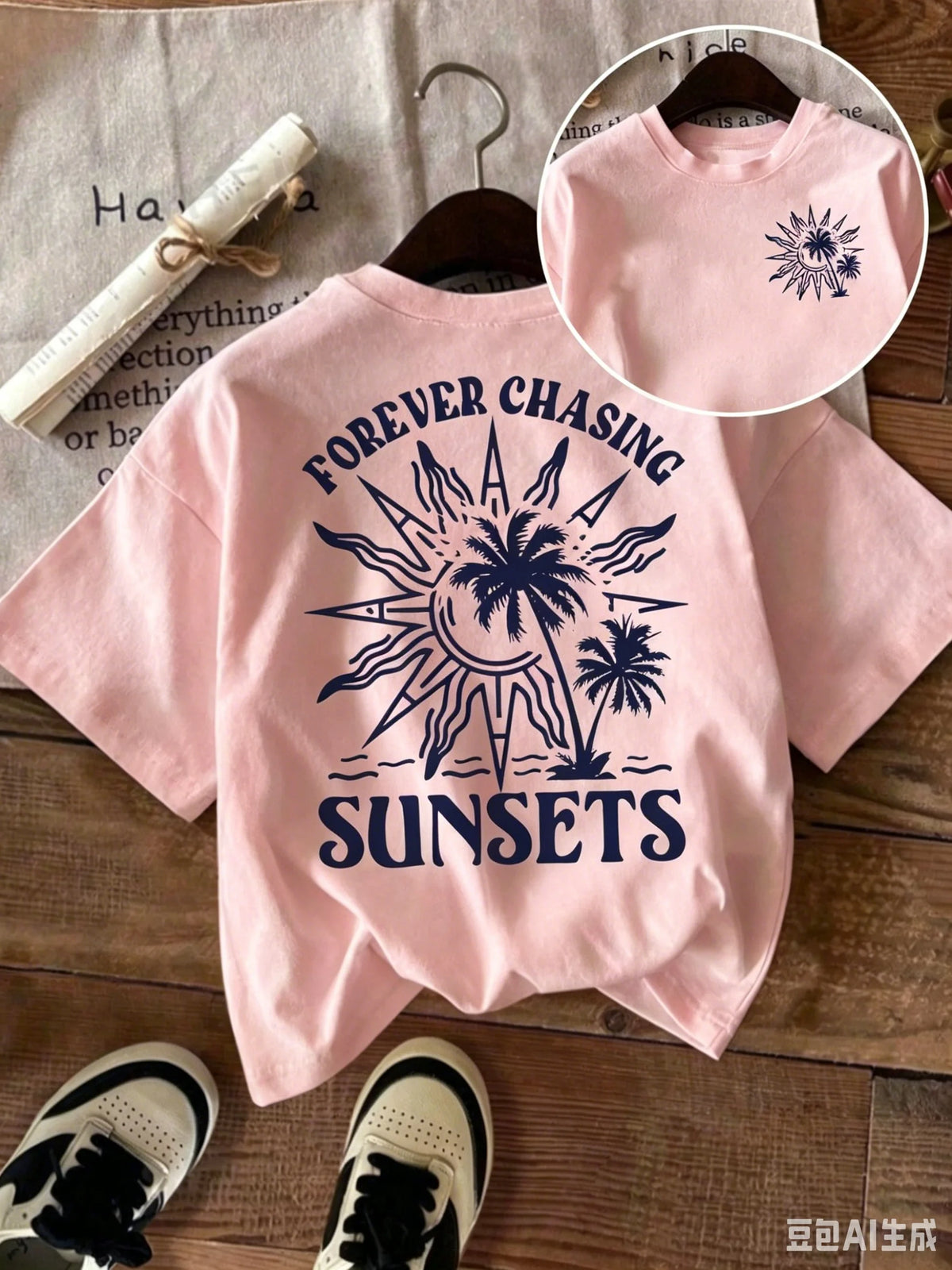 Cotton T-Shirt for Kids, Daily Casual Style