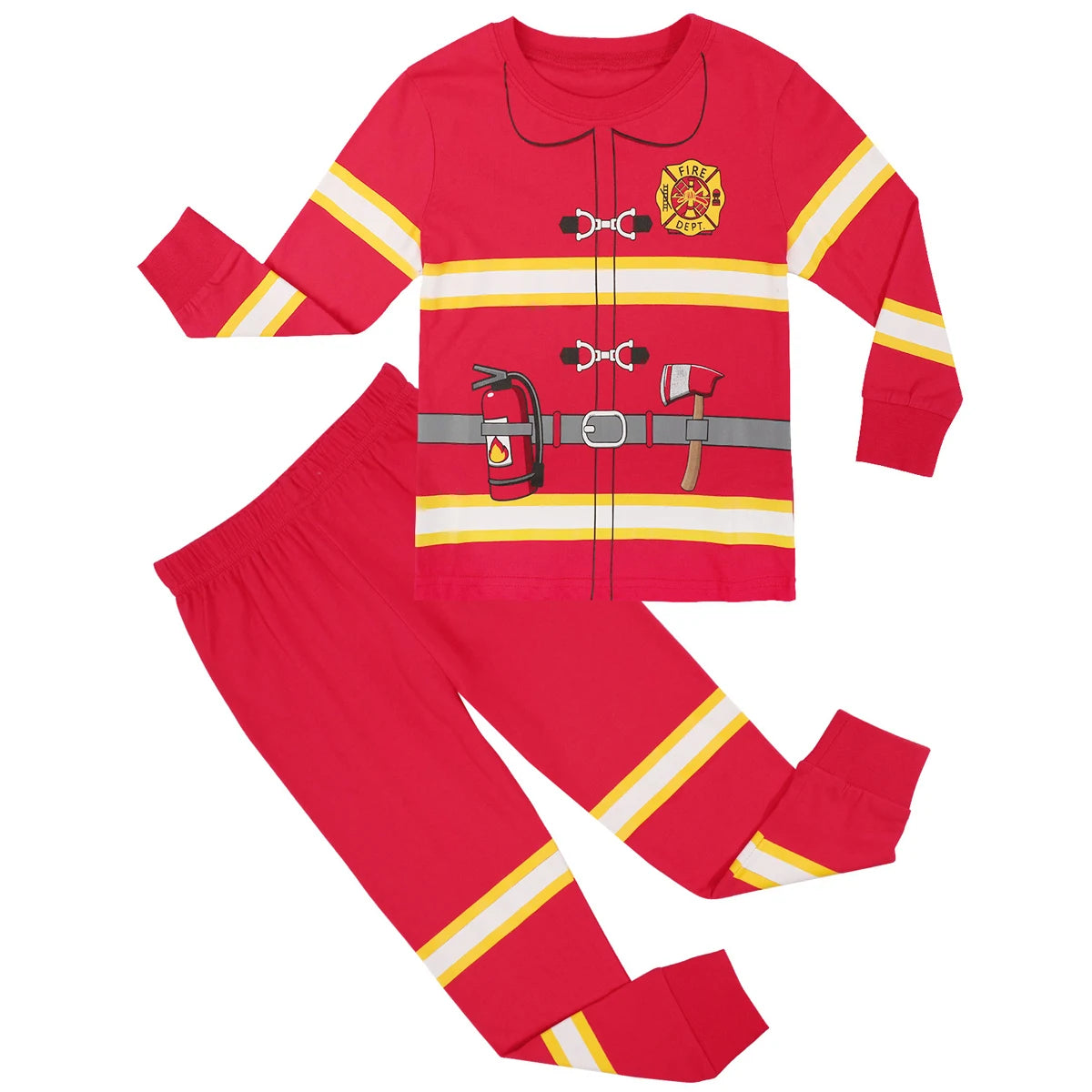 Kids Costume Boys Carnival Clothes Child Firefighter Police Cosplay Costumes Fuuny Role Play Party Clothing Sets