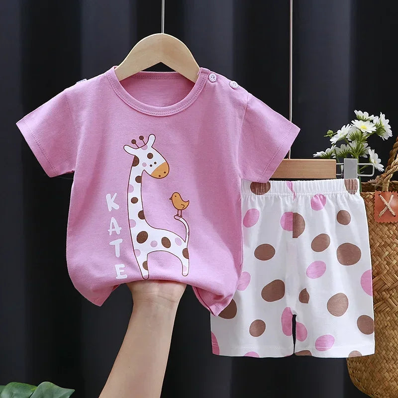 T-shirt Little Girls 2 PCS