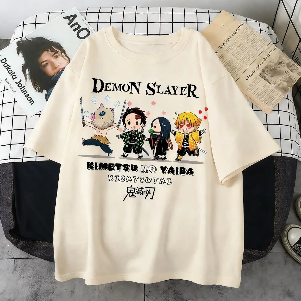 Women T-shirt Casual Parent Child Top Fashion Street Wear Harajuku Style Y2K